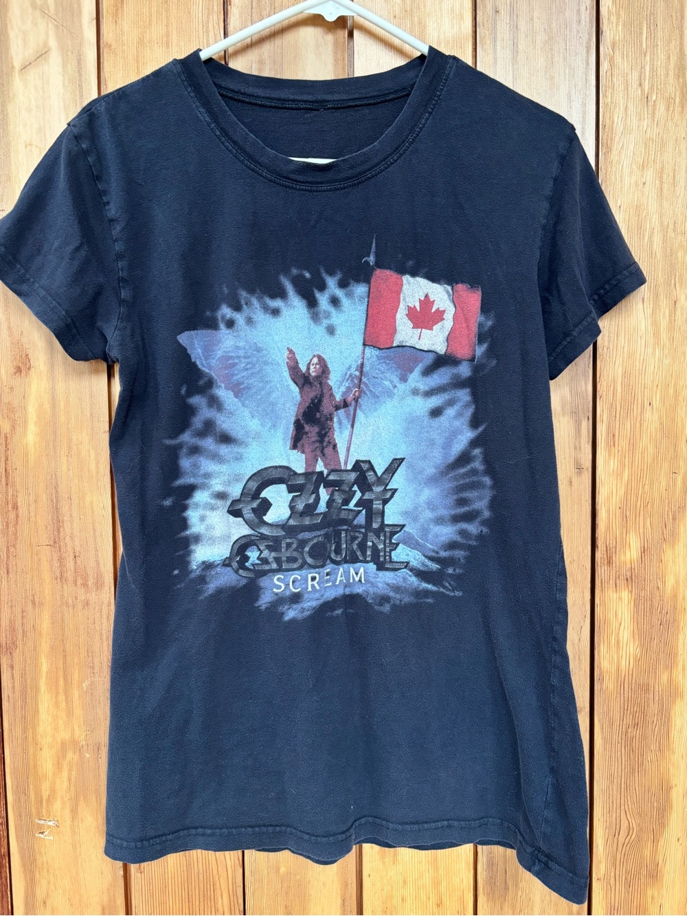 Ozzy Osbourne Scream Canada Graphic Tee 2010 unisex Size M